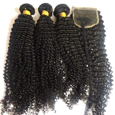 China Wholesale Virgin Brazilian Curly Hair Bundles , 100% Brazilian Raw Virgin Hair Cuticle Aligned Hair for sale