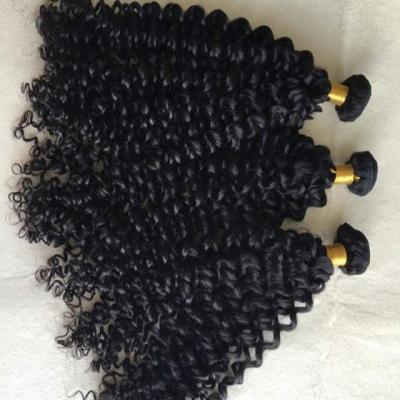 China Wholesale Kinky Curly Virgin Brazilian Malaysian Peruvian Hair Curly Bundles With Closure for sale