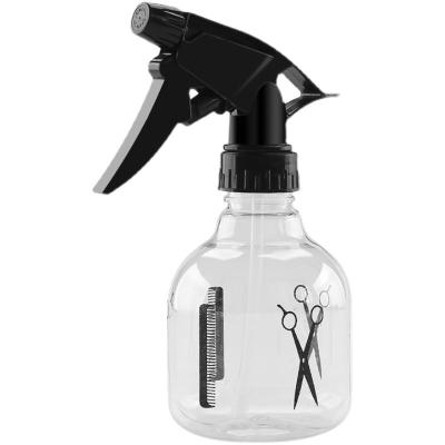 China Personal Care Hair Salon Cheap Clear Plastic Round 250ml Small Spray Bottle With Trigger Sprayer for sale