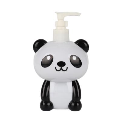 China Wholesale 350ml 10oz Cartoon Animal Shape Baby Shampoo Bottle Cosmetic Empty Plastic Container Body Wash With Lotion Pump for sale