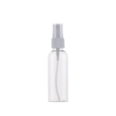 China Round 60ml Cosmetic Transparent Pet Shape Small Plastic Spray Bottle for sale