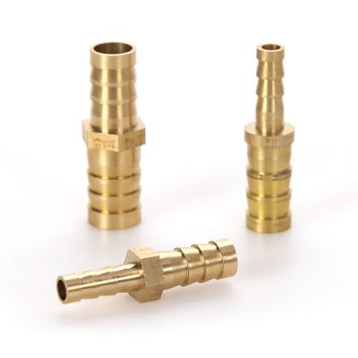 China Air Hose Reducing Brass Nipple Hose Coupling Fitting Adapters For Rubber Hose Reducing for sale