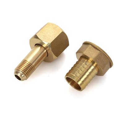 China Female Threads Hose Union Brass Hose Barb Fitting Jet Adapters For Rubber Hose Reducing for sale