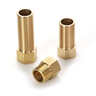 China Cheap Brass Male Female Extra Long Hose Extension Connector Hex Connector Extension Wires Price Equal for sale