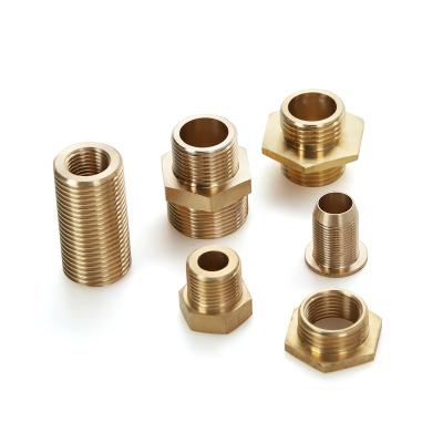 China Factory Price Male Threads Nipple Hex Fitting Brass Pipe Nipple Coupling For Sale Equal for sale