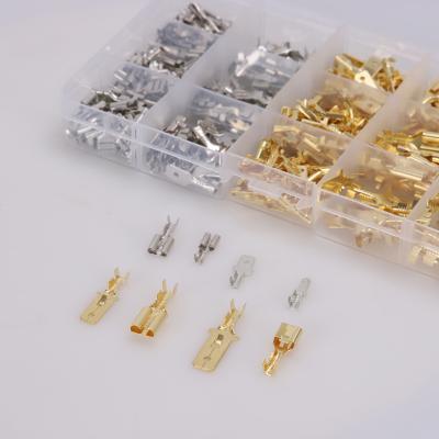 China 2-5 Insert Spring Crimp Terminal Press Crimp Terminals Connector Electrical Wire Connector Cold Terminals for sale