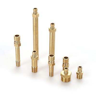 China All Kinds Of Brass Mold Cooling Common Brass Extension Adapter Equal for sale