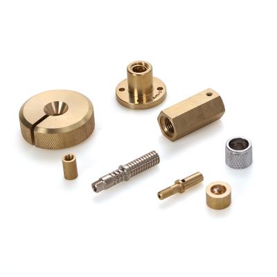 China Customs Service Aluminum Brass Fitting Metal Products Turning Milling Stamping Knurled Drilling OEM Service for sale