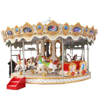 China Theme Park Amusement Rides Factory Kids Carousel Horse For Sale for sale