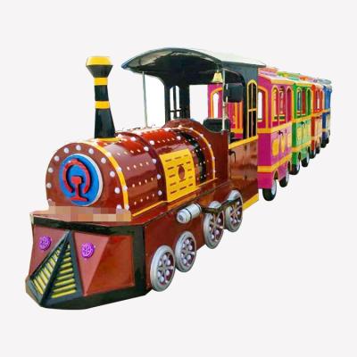 China Theme Park Amusement Park Rides Funfair Equipment Electric Tourist Trackless Train For Sale for sale