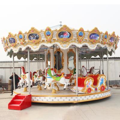 China Theme park merry-go-round a luxury chine carousel horse ride merry go round carousel for sale for sale