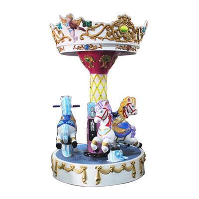 China Theme Park 110V-240V Voltage Electric Attraction Mini Swing Carousel Kids Ride On for sale