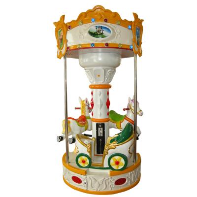 China Indoor theme park and outdoor amusement park rides carousel ride 3 merry go round carousel for sale for sale