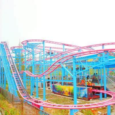 China Theme Park Factory Price Amusement Park Rides Roller Coaster Games Crawler Roller Coaster Rides For Sale for sale