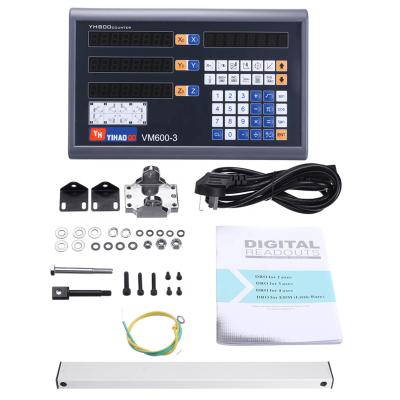 China YIHAO 5um Resolution DRO VM600 1/2/3/4/5 Scale Linear Encoder and Digital Readout for sale