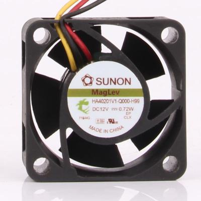 China Hotels 4cm 4020 40X40X20mm silent hydraulic ratio fan HA40201V1-Q000-H99 12V0.72W for sale