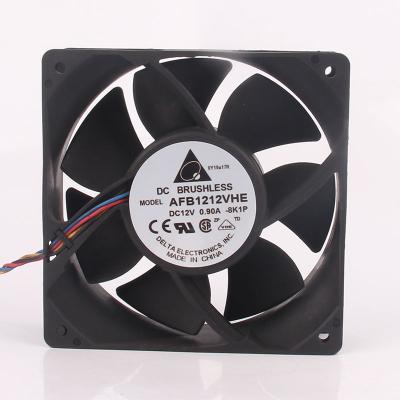 中国 DC 12V 0.9A 120X120X38MM 3200RPM 129CFM 12cm CM Large Air Volume Hotels AFB1212VHE 12038 Double Ball Industrial Axial Fan 販売のため