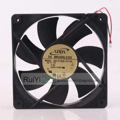 中国 Hotels NEW AD1212US-A71GL 120x120x25mm 12V 0.50A 12CM cooling 12025 motor pads 販売のため