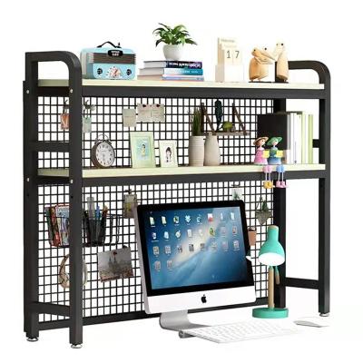 China Multi-Function Adjustable Desktop Storage Shelf Display Rack Multi-Function Desk Shelf for sale