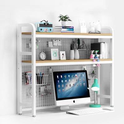 China Custom Adjustable Desktop Multi-Function Storage Shelf Display Rack Multi-Function Desk Shelf for sale