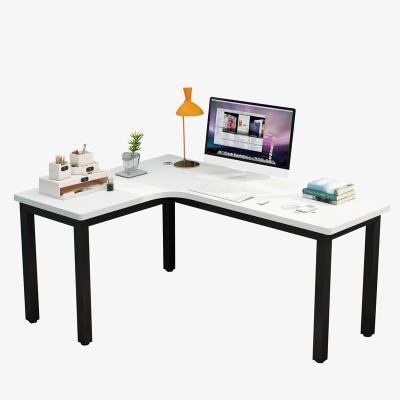 China Adjustable Computer Table Corner Frame Steel (Height) L Shaped Computer Game Table for sale