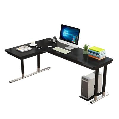 China The other industrial style black L-shaped computer desk simple installation for sale