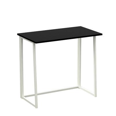 China Household Foldable Modern Simple Metal Desk Study MULIGER Wood Folding Table for sale