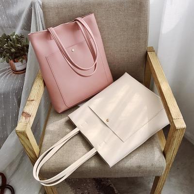 China Package Long Ties PU Fashion Shopping Tote Bag Handbag Shopping Bags for sale