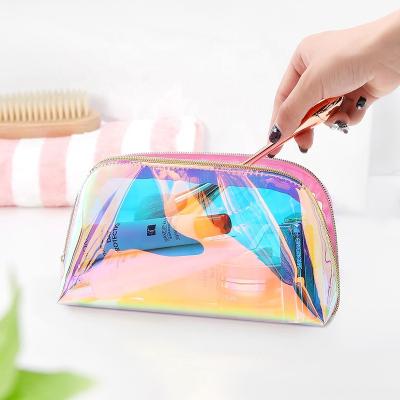 China Personalized PVC Custom Logo Fashion Water Resistant Small Private Label Beauty Makeup Cases Cosmetic Bag&cases Bags for sale