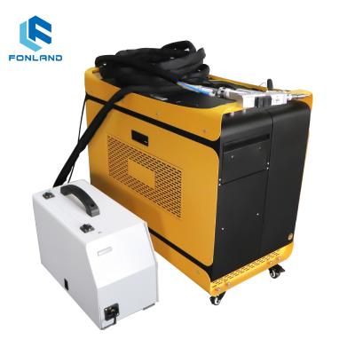 China Metal Stainless Steel Repairing Machine Fonland Laser Welding 3 in 1 1000W Fiber Laser Cutting Machine Cleaning Machine for Steel Metal Stainless Aluminum for sale