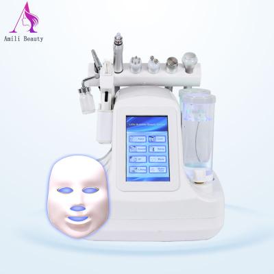 China Skin Tightening Beauty Device 2022 Anti Aging Skin Care Tools Face Wash Hydra Needle Pen Roller Professional 8 in 1 Hydraulic Facial Machine for sale