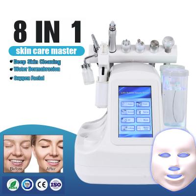 China Skin Tightening Multifunctional Beauty Device Microcurrent H2O2 Aqua Peel Oxylight High Frequency Ultrasound Facial Beauty Machine for sale