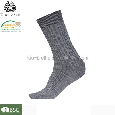 China Anti-Fault Merino Wool Young Boy Teen Tube Socks for sale