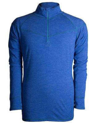 China QUICK DRY Mens Turtle Neck Plain Long Sleeve T Shirts For Gym for sale