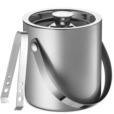 China Viable Stainless Steel 304 Best Selling Champagne Metal Ice Bucket for sale