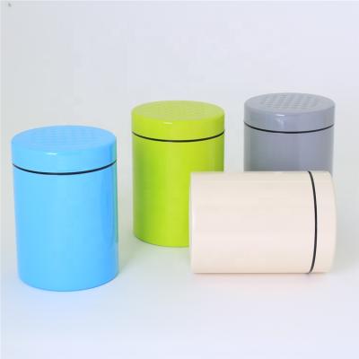 China Steel Canister Sugar Container Holder Can Sugar Storage Bottles Jars Stainless Steel Canister Coffee Tea Freshness Storage for sale