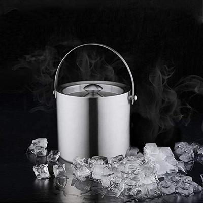 China Design Viable Popular Bar Champagne Metal Beer Ice Bucket Tin Table Stand Small Cocktail for sale