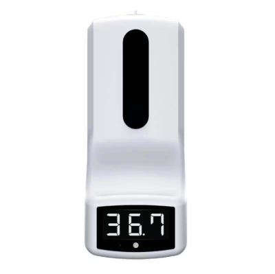 China Smart Foam Soap Dispenser Thermometer Soap Dispenser 2 In 1Automatic Alcohol Spray Freeze Sensor Temperature for sale