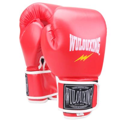 China Universal Wholesale Professional Custom Logo Leather Boxing Gloves For Training for sale