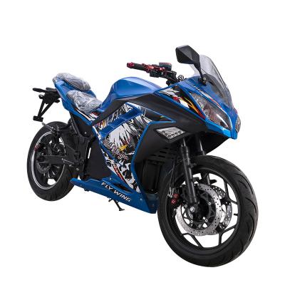 China Roywell 2022 2000w 3000w 4000w 5000w 72v chinese racing electric motorcycle adult 110/70-17 for sale