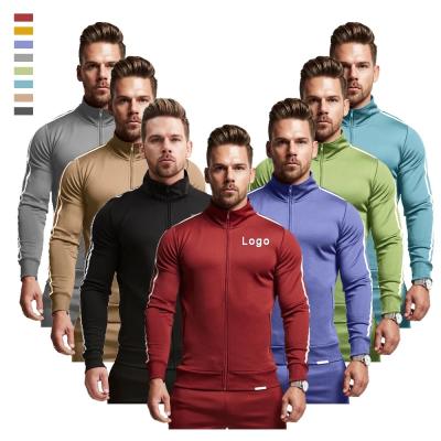 China Breathable C101-1 Two Piece Drops Gym Strength Men Hoodies Product Winter Jogging Tracksuit Sets Mens Training Sweatshirts for sale