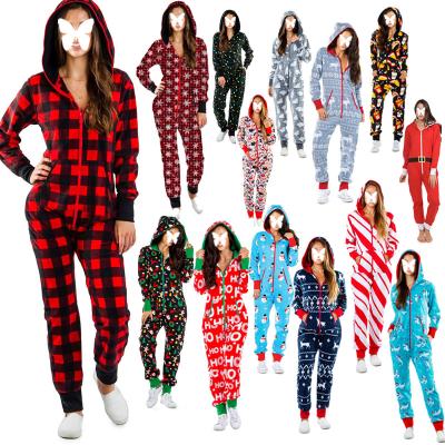 China Wholesale Adult Woman QUICK DRY Custom Print Onesie Pajamas Onesie Christmas Onesie Pajamas Sleepwear S13 Sleepwear for sale