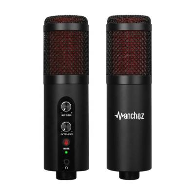 Chine Perfect Sound Channel USB Microphone For Condenser Mic Vocals Recording Studio PC Microphone For YouTube Skype Gaming Video Chat Podcast à vendre