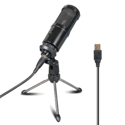 中国 Perfect Sound 2020 New Factory Direct Youtuber Games, Desktop USB High Quality Recording Electret Condenser Microphone 販売のため