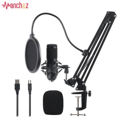 Cina Perfect Professional Condenser Microphone High Noise 192KHz / 24Bit Sampling Rate Computer USB BM800 Set in vendita