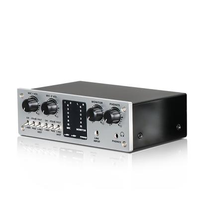 中国 Perfect 2020 New LY-44T High Quality Professional Recording Sound Card External Sound Card Studio Sound Card 販売のため