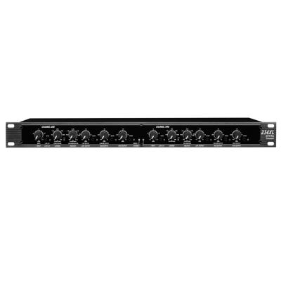 China Karaoke Player Peripheral Equipment Professional Sound Stereo 2/3 Way, 4-Way 234XL Mono Crossover Audio Equalizer with XLR Connectors à venda