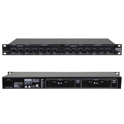 China Perfect Sound Digital Audio Processor Professional-Grade Compression Dual-Channel EQ Limiter Balanced Mixer à venda