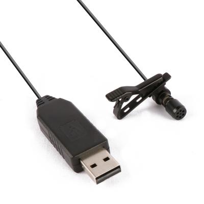 Китай CF-714 Mini USB Lavalier USB Microphone Noise Cancelling Voice Recording продается