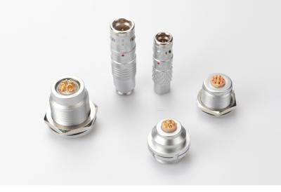 China IP68 Medische connectoren Circulaire luchtvaartstekker 4-pins push-pull-connector Te koop